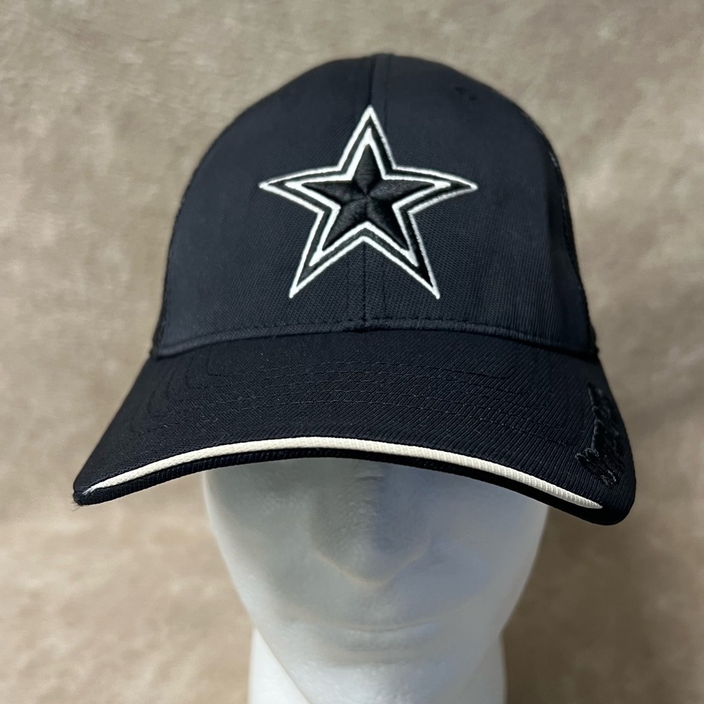 Reebok Black Dallas Cowboys NFL Onfield Fitted Hat/ Cap Size OS
